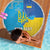 Personalized Crimean Tatar Flag Day Beach Blanket Ukraine Crimea Map
