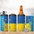 Personalized Crimean Tatar Flag Day 4 in 1 Can Cooler Tumbler Ukraine Crimea Map