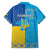 Personalized Crimean Tatar Flag Day Family Matching Long Sleeve Bodycon Dress and Hawaiian Shirt Ukraine Crimea Map