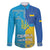 Personalized Crimean Tatar Flag Day Family Matching Long Sleeve Bodycon Dress and Hawaiian Shirt Ukraine Crimea Map