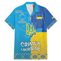 Personalized Crimean Tatar Flag Day Family Matching Mermaid Dress and Hawaiian Shirt Ukraine Crimea Map