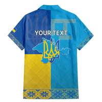 Personalized Crimean Tatar Flag Day Family Matching Mermaid Dress and Hawaiian Shirt Ukraine Crimea Map