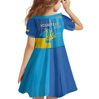 Personalized Crimean Tatar Flag Day Family Matching Off Shoulder Maxi Dress and Hawaiian Shirt Ukraine Crimea Map