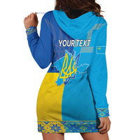 Personalized Crimean Tatar Flag Day Hoodie Dress Ukraine Crimea Map