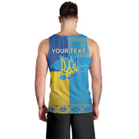 Personalized Crimean Tatar Flag Day Men Tank Top Ukraine Crimea Map