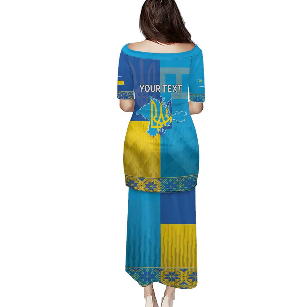 Personalized Crimean Tatar Flag Day Puletasi Ukraine Crimea Map