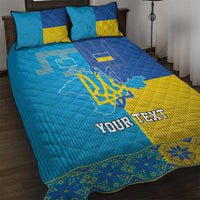 Personalized Crimean Tatar Flag Day Quilt Bed Set Ukraine Crimea Map