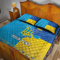 Personalized Crimean Tatar Flag Day Quilt Bed Set Ukraine Crimea Map