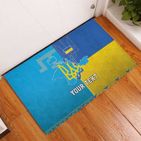 Personalized Crimean Tatar Flag Day Rubber Doormat Ukraine Crimea Map