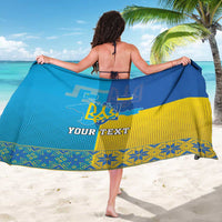 Personalized Crimean Tatar Flag Day Sarong Ukraine Crimea Map