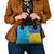 Personalized Crimean Tatar Flag Day Shoulder Handbag Ukraine Crimea Map