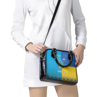 Personalized Crimean Tatar Flag Day Shoulder Handbag Ukraine Crimea Map