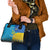 Personalized Crimean Tatar Flag Day Shoulder Handbag Ukraine Crimea Map