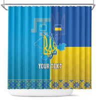 Personalized Crimean Tatar Flag Day Shower Curtain Ukraine Crimea Map