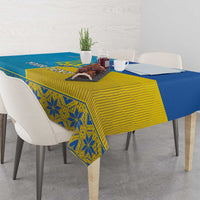 Personalized Crimean Tatar Flag Day Tablecloth Ukraine Crimea Map