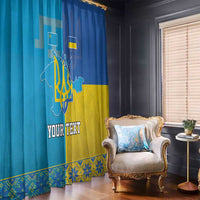 Personalized Crimean Tatar Flag Day Window Curtain Ukraine Crimea Map