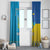 Personalized Crimean Tatar Flag Day Window Curtain Ukraine Crimea Map