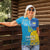 Personalized Crimean Tatar Flag Day Women Polo Shirt Ukraine Crimea Map