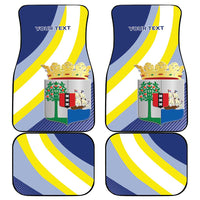 Personalized Curacao Coat of Arms Car Mats Map Flag Style