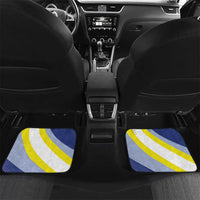 Personalized Curacao Coat of Arms Car Mats Map Flag Style