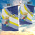 Personalized Curacao Coat of Arms Garden Flag Map Flag Style