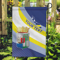 Personalized Curacao Coat of Arms Garden Flag Map Flag Style