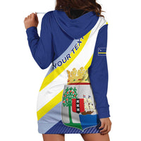 Personalized Curacao Coat of Arms Hoodie Dress Map Flag Style