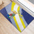 Personalized Curacao Coat of Arms Rubber Doormat Map Flag Style