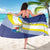 Personalized Curacao Coat of Arms Sarong Map Flag Style