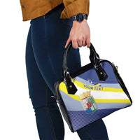 Personalized Curacao Coat of Arms Shoulder Handbag Map Flag Style