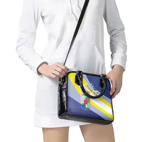Personalized Curacao Coat of Arms Shoulder Handbag Map Flag Style