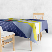 Personalized Curacao Coat of Arms Tablecloth Map Flag Style