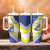 Personalized Curacao Coat of Arms Tumbler With Handle Map Flag Style