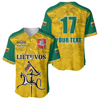 Republic of Lithuania Football Baseball Jersey Sporty Style