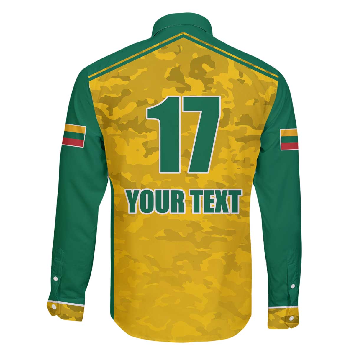 Republic of Lithuania Football Family Matching Off The Shoulder Long Sleeve Dress and Hawaiian Shirt Sporty Style