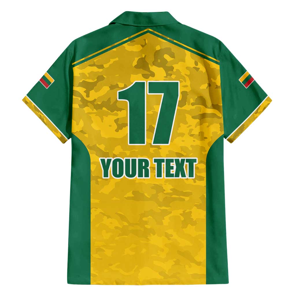 Republic of Lithuania Football Family Matching Puletasi and Hawaiian Shirt Sporty Style