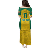 Republic of Lithuania Football Family Matching Puletasi and Hawaiian Shirt Sporty Style