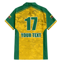 Republic of Lithuania Football Family Matching Short Sleeve Bodycon Dress and Hawaiian Shirt Sporty Style