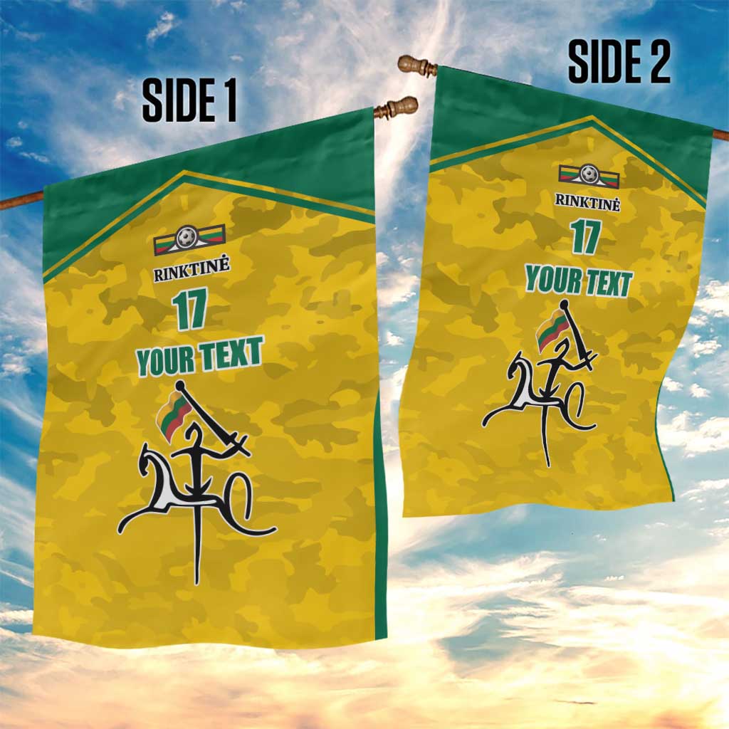 Republic of Lithuania Football Garden Flag Sporty Style