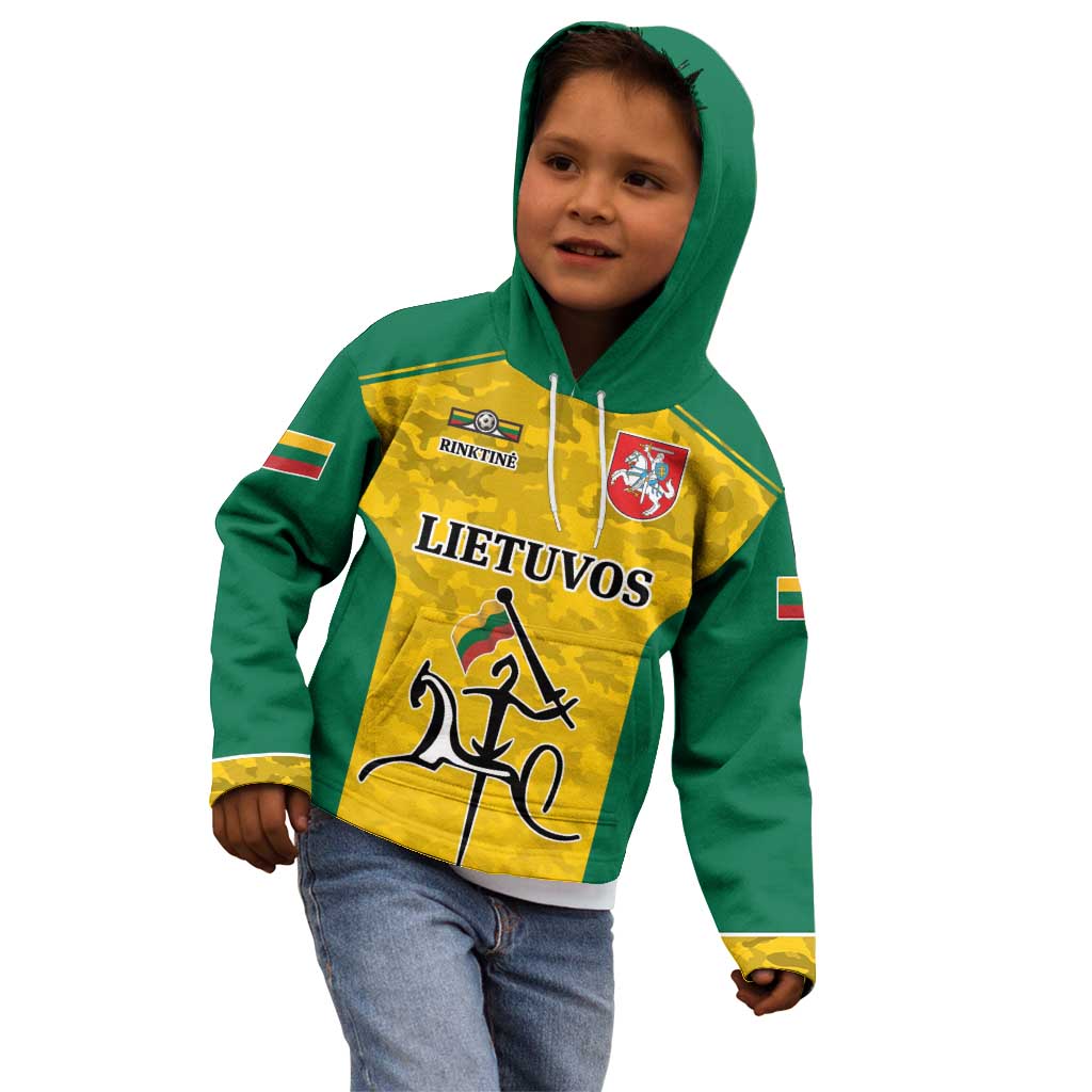 Republic of Lithuania Football Kid Hoodie Sporty Style