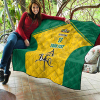 Republic of Lithuania Football Quilt Sporty Style