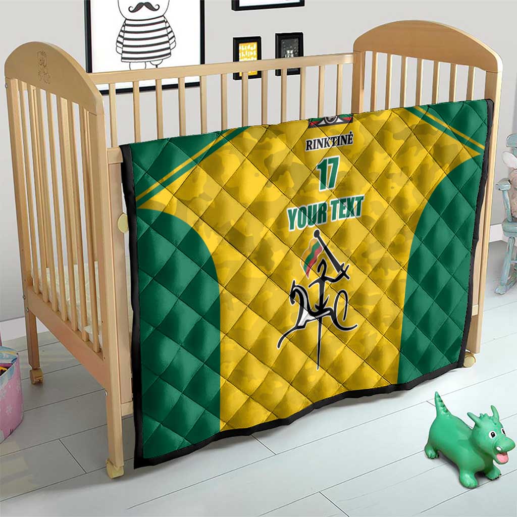 Republic of Lithuania Football Quilt Sporty Style