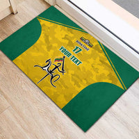 Republic of Lithuania Football Rubber Doormat Sporty Style