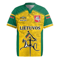 Republic of Lithuania Football Rugby Jersey Sporty Style