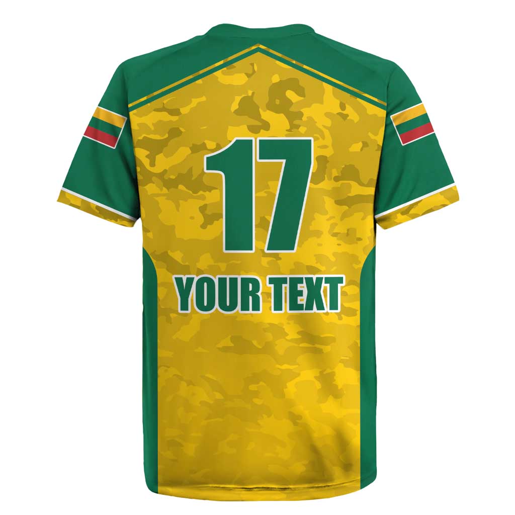 Republic of Lithuania Football Rugby Jersey Sporty Style
