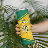 Republic of Lithuania Football Skinny Tumbler Sporty Style