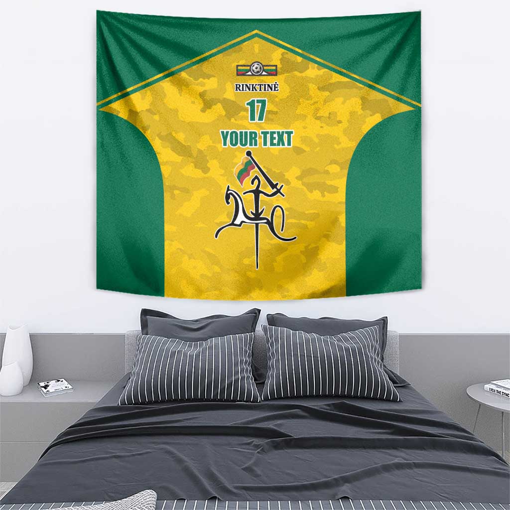 Republic of Lithuania Football Tapestry Sporty Style LT17 - Wonder Print Shop