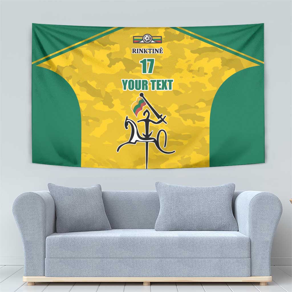 Republic of Lithuania Football Tapestry Sporty Style LT17 - Wonder Print Shop