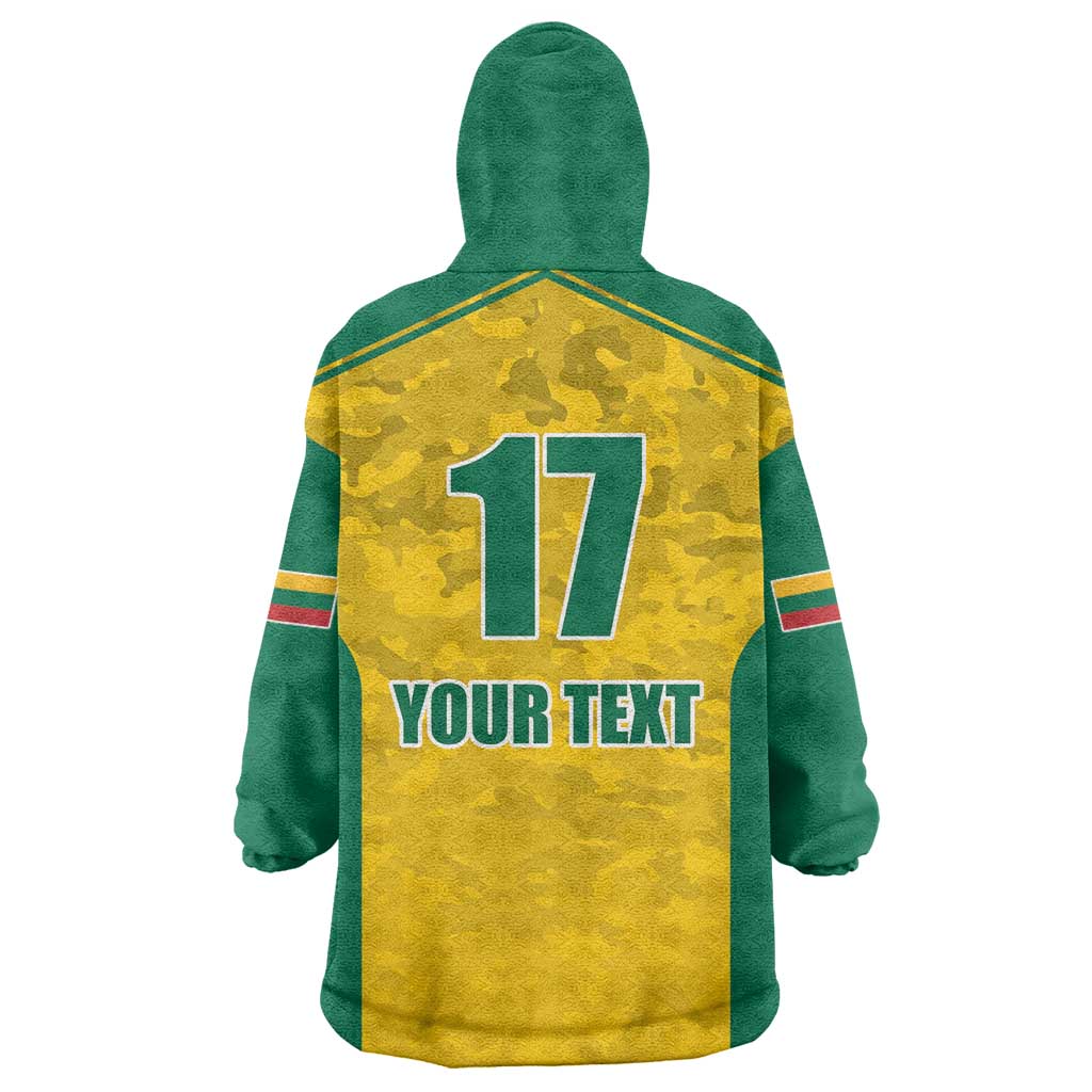 Republic of Lithuania Football Wearable Blanket Hoodie Sporty Style LT17 - Wonder Print Shop