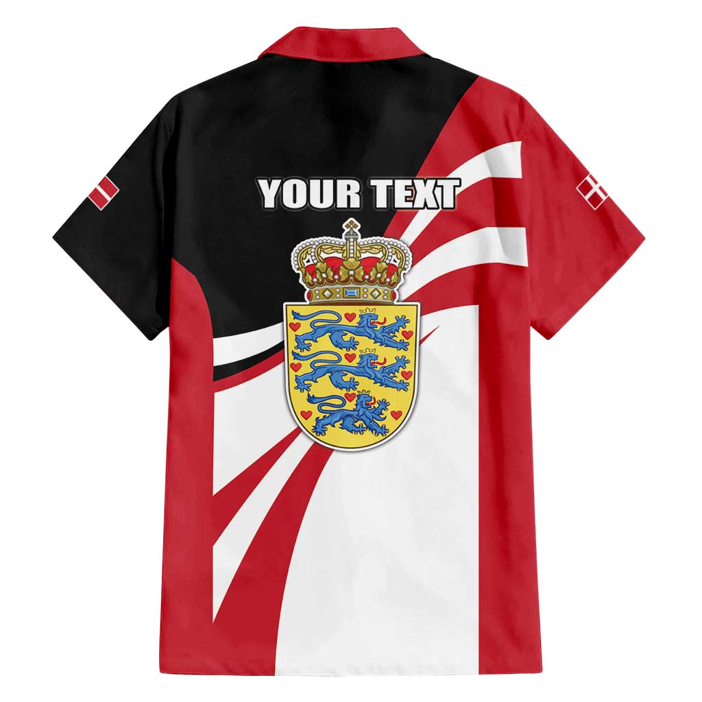 Personalized Danmark Coat of Arms Family Matching Puletasi and Hawaiian Shirt Denmark Three Pale Blue Lions